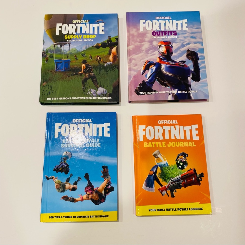 Fortnite Official Collector’s Edition books for Kids Set of 4